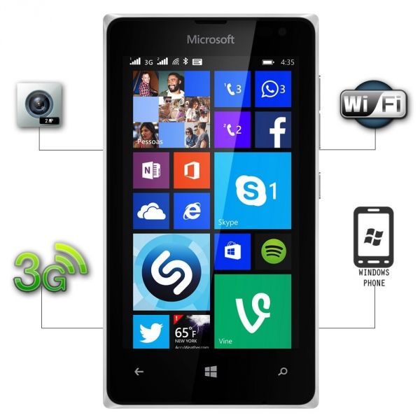 Microsoft Lumia 435 Dual SIM Branco (Desbloqueado) Nacional