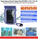 Bolsa Case Estanque A Prova D'água P/ Smartphone de tela até 5.5 polegadas